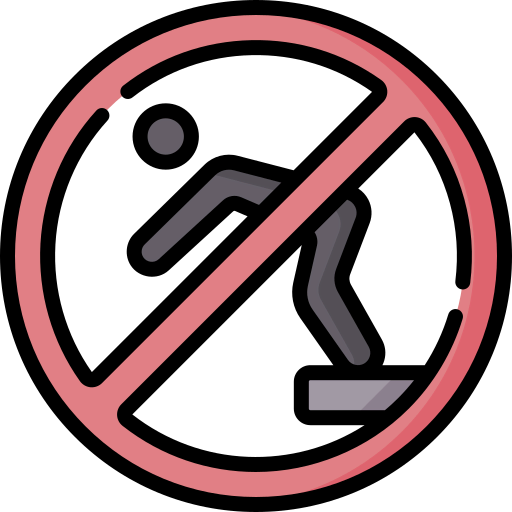 No diving icon