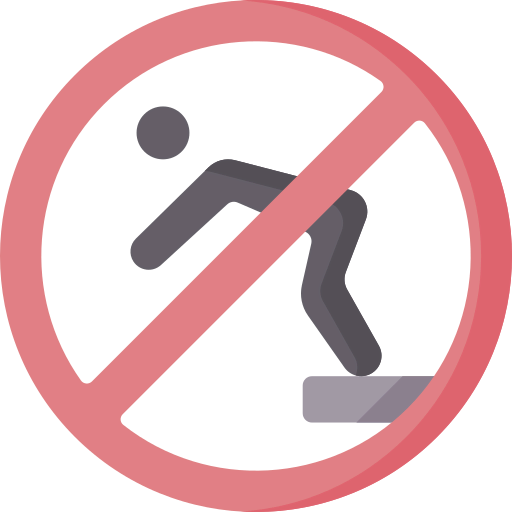 No diving icon