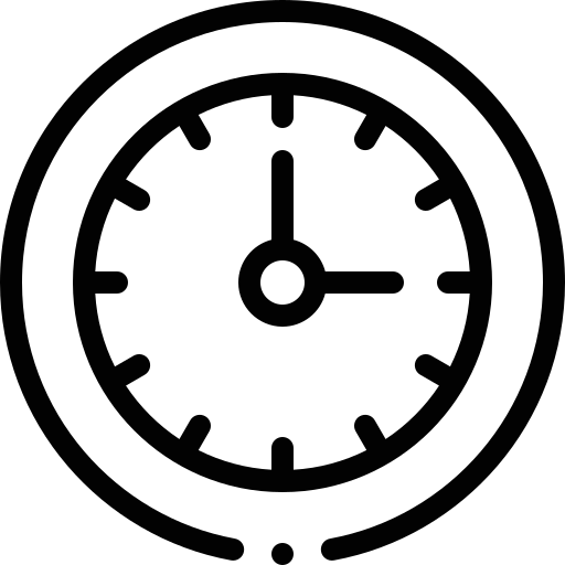 Circular clock icon