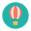 Hot air balloon icon 64x64