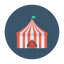 Цирковая палатка иконка 64x64