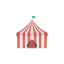 Цирковая палатка иконка 64x64