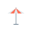 Beach umbrella іконка 64x64