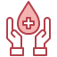 Blood donation icon 64x64