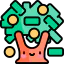 Money tree icon 64x64
