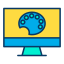 Painting palette icon 64x64