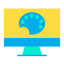 Painting palette icon 64x64