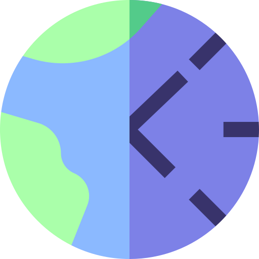 Time zone icon