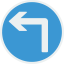 Turn left icon 64x64