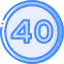 Speed limit icon 64x64