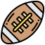 Rugby ball icon 64x64