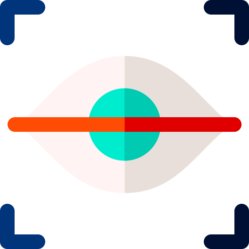 Eye scanner icon