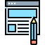 Web design icon 64x64