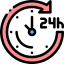 24 hours icon 64x64