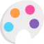 Paint palette icon 64x64