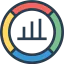 Bar chart icon 64x64