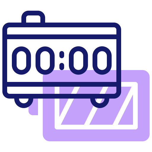 Digital clock icon