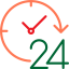 24 hours icon 64x64