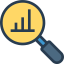 Bar chart icon 64x64