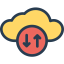 Cloud computing icon 64x64