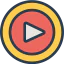 Play button ícono 64x64