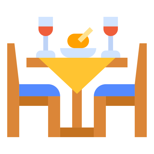 Dinner table icon