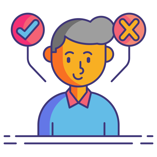 Decision making icon