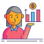 Forecasting ícone 64x64