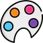 Paint palette icon 64x64