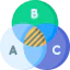 Venn diagram icon 64x64