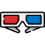 3d glasses icône 64x64