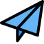 Paper plane ícono 64x64