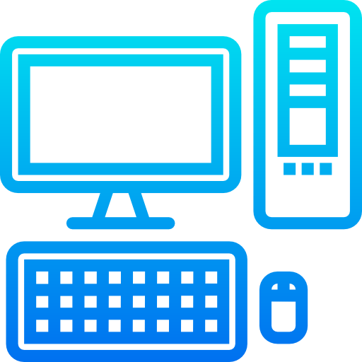 Desktop computer icon