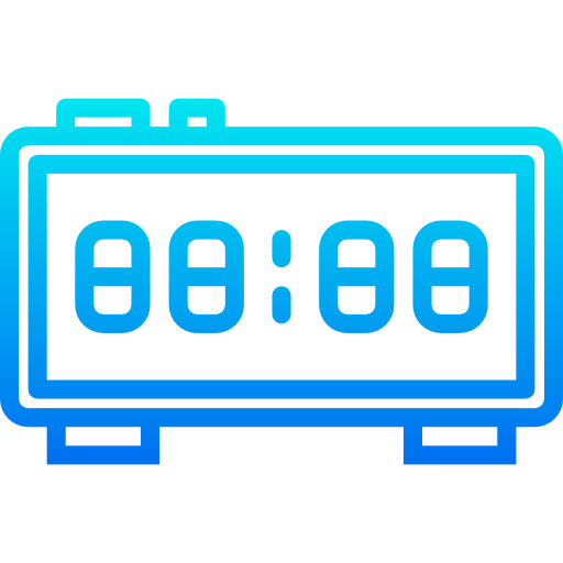 Digital clock icon