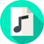 Music file icon 64x64