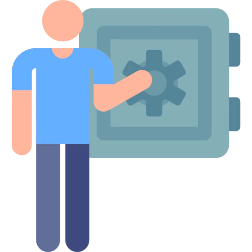 Safe box icon