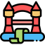 Bouncy castle icon 64x64