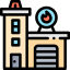 Fire station icon 64x64