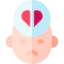 Broken heart icon 64x64