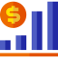 Bar chart icon 64x64
