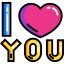 I love you icon 64x64