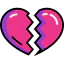 Broken heart icon 64x64