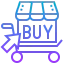 Online shopping icon 64x64