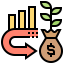 Return of investment 图标 64x64