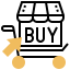Online shopping icon 64x64