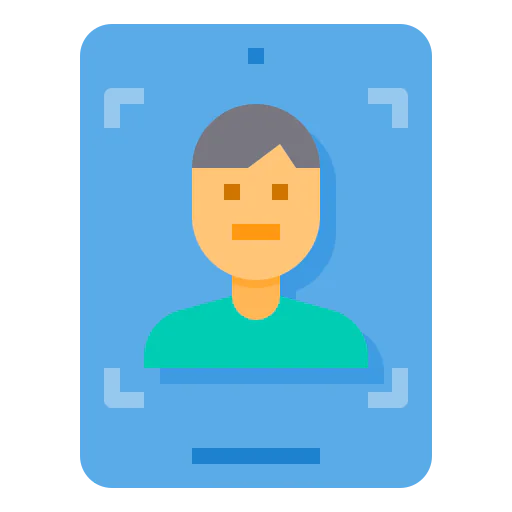 Face recognition icon