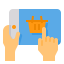 Online shopping icon 64x64