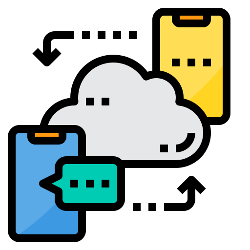Cloud computing icône