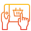 Online shopping icon 64x64