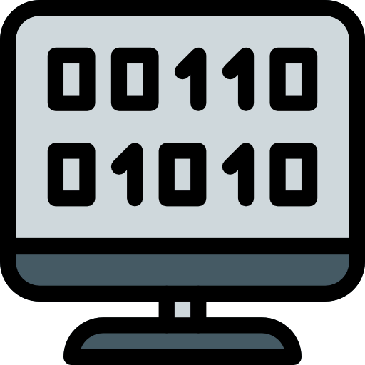 Binary code icon